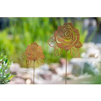 Gartenstecker-Rose/Roststecker Beetstecker Edelrost, Metall Gartenstecker-Rose/Roststecker Beetstecker Edelrost, Metall von Pamplex