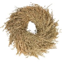 Großer Türkranz - Trockenblumenkranz Ø50cm Herbstkranz Haferkranz Naturkranz von Pamplex