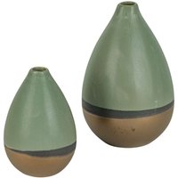 Kleine Vase in Salbei-Matt - Ballonvase Blumenvase Grün Für Zuhause Und Büro 2 Größen von Pamplex
