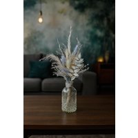 Kleiner Trockenblumenstrauß Mit Vase "Wolke 7" - Tischdeko Trockenblumen Pampasgras Strauß Geschenk-Set Einweihungsgeschenk von Pamplex