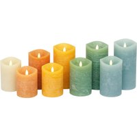 Led Kerzen Mit Timer - Flammenlose Flackernde Flamme Wachs Verschiedene Farben Warmes Licht, Batteriebetrieben Led Kerzen Mit Timer - Flammenlose Flackernde Flamme Wachs Verschiedene Farben Warmes Licht, Batteriebetrieben von Pamplex