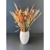 Trockenblumenstrauß „Happines" Rustikale Trockenblumen Deko - Trockenstrauß Naturdeko Einweihungsgeschenk von Pamplex