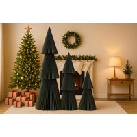 xxl Weihnachtsbaum Aus Papier - Tannenbaum Faltbar Papierbaum Weihnachten Austeller Deko Baum Nachhaltige Weihnachtsdeko 3 Farben von Pamplex
