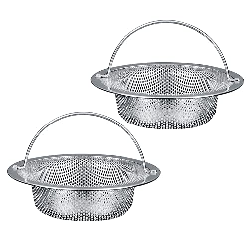 Pamtns Sink Filter 2 Stück Abflusssieb Edelstahl Klein Abflusssiebe Abfluss-Sieb mit Griff Spülbecken-Sieb Waschbecken Küche Edelstahl Sink Strainer Abflusssieb Dusche Abflusssieb Waschbecken Pamtns Sink Filter 2 Stück Abflusssieb Edelstahl Klein Abflusssiebe Abfluss-Sieb mit Griff Spülbecken-Sieb Waschbecken Küche Edelstahl Sink Strainer Abflusssieb Dusche Abflusssieb Waschbecken von Pamtns
