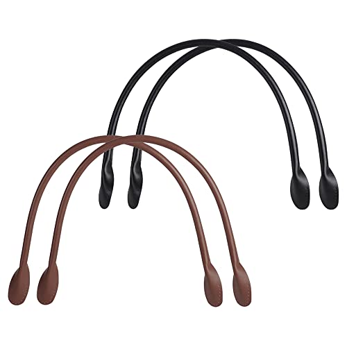 Pamtns Taschen Henkel 4 Stücke Taschengriff Leder PU Handtasche Griffe Ersetzen Taschenriemen Ersatz Taschenbügel Trageriemen Schulterriemen Taschenzubehör DIY Taschengriffe von Pamtns