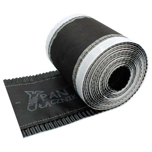 Firstband | Firstrolle | Gratrolle | Grat First | Rollfirst | Gratband | 180mm x 5m | Schwarz RAL 9005 | für Firstabdichtung von Pan Łącznik