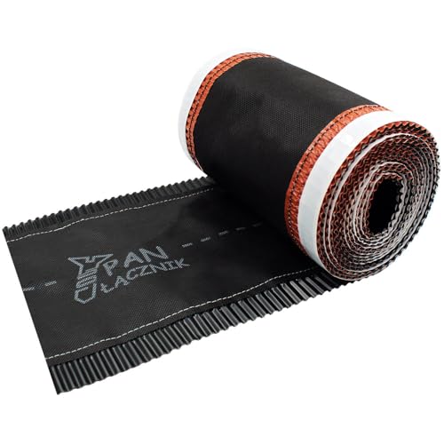 Firstband | Firstrolle | Gratrolle | Grat First | Rollfirst | Gratband | 240mm x 5m | Schwarz RAL 9005 | für Firstabdichtung von Pan Łącznik