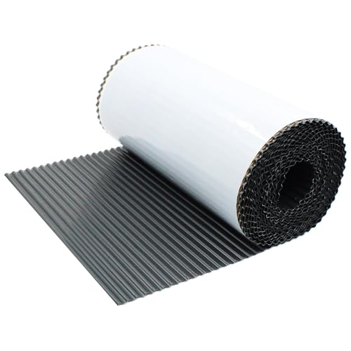 Kaminanschlussband Aluminium 290 mm x 5m | Anthrazit | RAL7016 | Abdichtungsband für Kamin- und Dachanschlüsse | Schornstein von Pan Łącznik