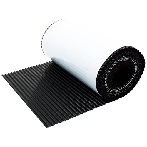 Kaminanschlussband Aluminium 290 mm x 5m | Schwarz | RAL9005 | Abdichtungsband für Kamin- und Dachanschlüsse | Schornstein von Pan Łącznik