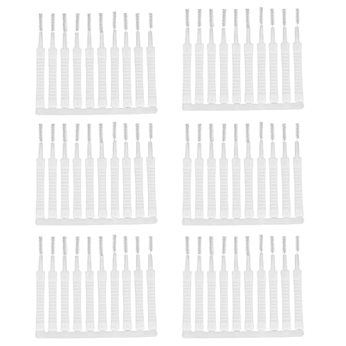 60 Stück Duschkopf Reiniger Bürste, Mini Duschkopf Reinigungsbürste Set, Mini Spaltreinigung Bürste, Multifunktionale Duschdüsen Reinigungsbürste Werkzeuge für Handyloch Computertastatur von PanBeiQi