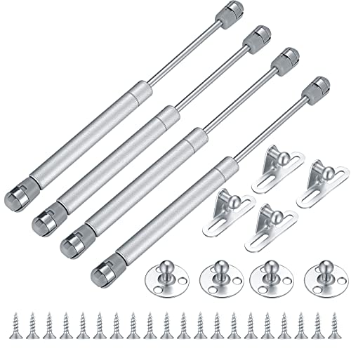 4 Stück Hydraulic Gasdruckfeder, 100 Nm/10 kg Gasdruckdämpfer, Kompressionsfeder Beschläge, Gasfeder Soft Close Scharniere, (4) von PanBeiQiWEU