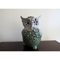 Keramik Eule Spardose von PanVintageAttic