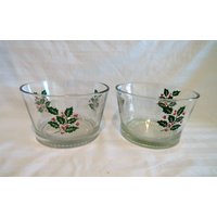 Vintage Weihnachtsschalen Set von PanVintageAttic