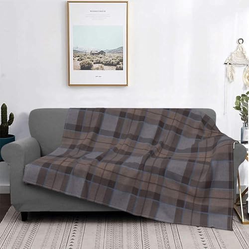 Decke Outlander Fraser Tartan Plaid Kleinere warme Flanell-Fleece-Plüsch-weiche Sofa-Überwurfdecke als Bettdecke/Bettlaken 125 x 150 cm von PanaRL