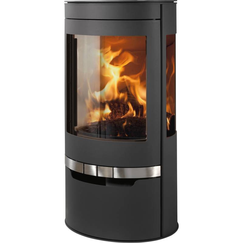 Panadero Suerte Kaminofen Stahl Schwarz Metallic 8 kW von Panadero