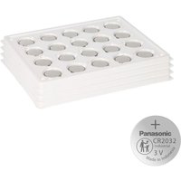 80x Panasonic CR2032 Batterie Lithium Knopfzelle CR2032BS Bulk von Panasonic