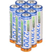 8x Panasonic aa Mignon Akku BK-3HGAE/BF1 Ni-MH 1,2V 2700mAh von Panasonic