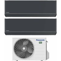Dual Split Inverter-Klimagerät Serie Etherea Dark 7+12 mit CU-2Z35TBE R-32 Wi-Fi Integrated Farbe Graphit Grau 7000+12000 - Panasonic Dual Split Inverter-Klimagerät Serie Etherea Dark 7+12 mit CU-2Z35TBE R-32 Wi-Fi Integrated Farbe Graphit Grau 7000+12000 - Panasonic von Panasonic