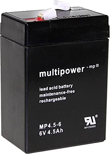 Multipower PB-6-4,5-4,8 MP4,5-6 Bleiakku 6V 4.5Ah Blei-Vlies (AGM) (B x H x T) 70 x 105 x 47mm Flac von Panasonic