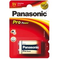 Pro Power 6LR61 9V Block Alkaline Batterie (1er Blister) - Panasonic von Panasonic