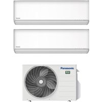 Panasonic - Dual Split Inverter-Klimagerät Serie Etherea Weiß 9+12 mit CU-2Z50TBE R-32 Wi-Fi Integriert 9000+12000 Weiß Panasonic - Dual Split Inverter-Klimagerät Serie Etherea Weiß 9+12 mit CU-2Z50TBE R-32 Wi-Fi Integriert 9000+12000 Weiß von Panasonic