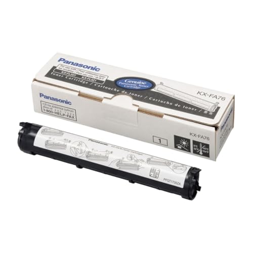 Panasonic KX-FA76X Original Tonerkartusche Schwarz 1 Stück (e) - Toner für Laserdrucker (2000 Seiten, Schwarz, 1 Stück(e)) von Panasonic