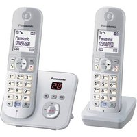 Panasonic KX-TG6822 Duo DECT, GAP Schnurloses Telefon analog Anrufbeantworter, Freisprechen Silber, Panasonic KX-TG6822 Duo DECT, GAP Schnurloses Telefon analog Anrufbeantworter, Freisprechen Silber, von Panasonic