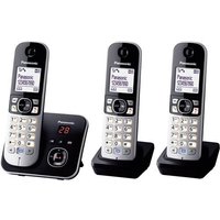 Panasonic KX-TG6823 Trio DECT, GAP Schnurloses Telefon analog Anrufbeantworter, Freisprechen Schwarz Panasonic KX-TG6823 Trio DECT, GAP Schnurloses Telefon analog Anrufbeantworter, Freisprechen Schwarz von Panasonic