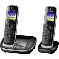 Panasonic KX-TGJ322GB Schnurloses Telefon analog Anrufbeantworter, Freisprechen, Headsetanschluss Sc von Panasonic