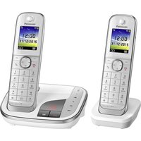 Panasonic KX-TGJ322GW Schnurloses Telefon analog Anrufbeantworter, Freisprechen, Headsetanschluss We Panasonic KX-TGJ322GW Schnurloses Telefon analog Anrufbeantworter, Freisprechen, Headsetanschluss We von Panasonic