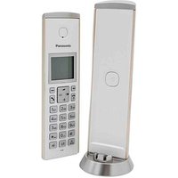 Panasonic KX-TGK220GN Schnurloses Telefon mit Anrufbeantworter weiß von Panasonic