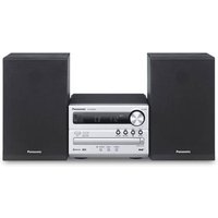 Panasonic SC-PM254EG-S Stereoanlage Bluetooth®, CD, DAB+, UKW, USB, 2 x 10W Schwarz, Silber von Panasonic