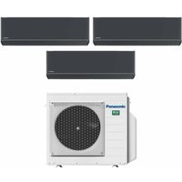 Panasonic - Trial Split Inverter Klimagerät Serie Etherea Dark 7+7+12 mit CU-3Z52TBE R-32 Wi-Fi Integrated Farbe Graphit Grau 7000+7000+12000 Panasonic - Trial Split Inverter Klimagerät Serie Etherea Dark 7+7+12 mit CU-3Z52TBE R-32 Wi-Fi Integrated Farbe Graphit Grau 7000+7000+12000 von Panasonic