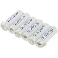 Panasonic eneloop Reihe F1x6 Akkupack 6x Mignon (AA) U-Lötfahne NiMH 7.2V 1900 mAh von Panasonic