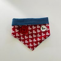 Hundehalstuch | Valentinstag Herzen von PanchosBag