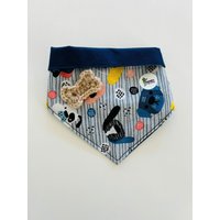 Tierhalstuch | Welpen Gesichter Knochen von PanchosBag