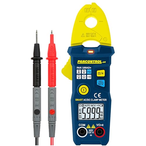 Pancontrol PAN 100AD+ Stromzangen 100A AC/DC mit autom. Funktionswahl, Phasenprüfer und kontaktlosem Spannungsprüfer von Pancontrol.at