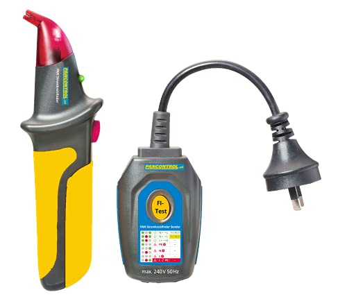 Pancontrol PAN Stromkreisfinder, Stromkreisprüfer und Suchgerät mit 30mA FI-Tester + Steckdosenprüfer von Pancontrol.at