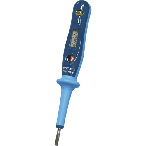 Pancontrol PAN 2000, 1-poliger Phasenprüfer mit LED-Display, für 12-230V AC & 12-48V DC + kontaktloser Spannungsprüfer von Pancontrol.at