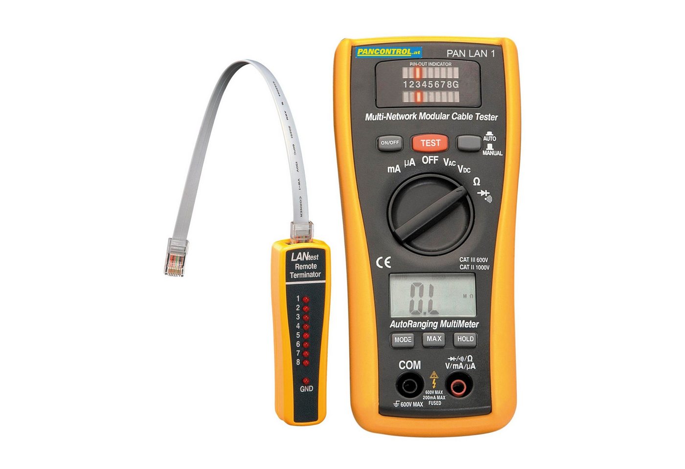 Pancontrol Multimeter LAN-Tester und Digital-Multimeter von Pancontrol