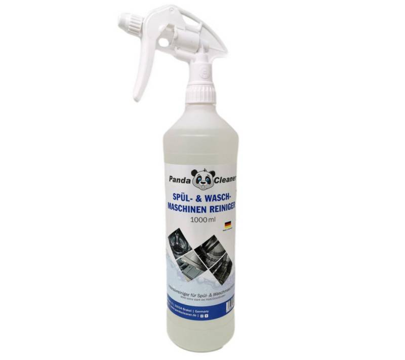PandaCleaner Waschmaschinen & Geschirrspüler Spezialwaschmittel - Hygiene-Reiniger Spülmaschinenreiniger (1-St. 1l) von PandaCleaner