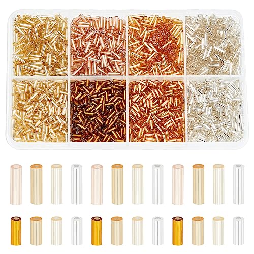 PandaHall 2120 Stück 8 Stile Glas Signalhorn Perlen Metallische Rocaillesperlen Röhrenperlen Bastelperlen Lose Abstandsperlen Für Ohrringe Armbänder Halsketten Taillenkette Schmuckherstellung PandaHall 2120 Stück 8 Stile Glas Signalhorn Perlen Metallische Rocaillesperlen Röhrenperlen Bastelperlen Lose Abstandsperlen Für Ohrringe Armbänder Halsketten Taillenkette Schmuckherstellung von PH PandaHall