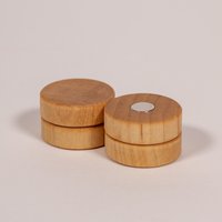 4 Kühlschrankmagnete Aus Ahorn | Handgemacht Hochwertigem Echtholz Starke Neodym Magnete Als Ideales Geschenk von PandaHolzmanufaktur