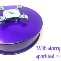 Galaxy Purple Xtra Soundless Kreisel - Extrem Leicht Pandamonium Pets Original Bester Spinner von PandamoniumPets