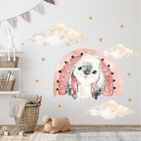 Pandawal Wandtattoo Baby Hase Mit Regenbogen Und Wolken Safari Tiere Wandaufkleber Kinderzimmer Deko Bild Für Junge Mädchen Wandbild Pandawal Wandtattoo Baby Hase Mit Regenbogen Und Wolken Safari Tiere Wandaufkleber Kinderzimmer Deko Bild Für Junge Mädchen Wandbild von Pandawal