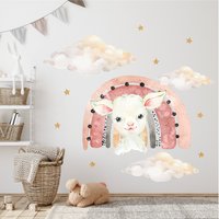 Pandawal Wandtattoo Baby Schaf Mit Regenbogen Und Wolken Süße Tiere Wandaufkleber Kinderzimmer Deko Bild Für Junge Mädchen Wandbild Pandawal Wandtattoo Baby Schaf Mit Regenbogen Und Wolken Süße Tiere Wandaufkleber Kinderzimmer Deko Bild Für Junge Mädchen Wandbild von Pandawal