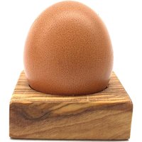 Eierhalter Und Serviettenring Troué Aus Olivenholz, Eierbecher von Pandayou