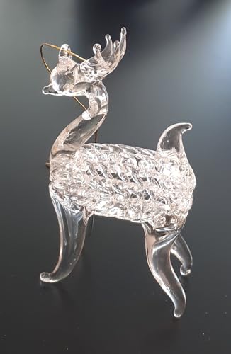 Pandecor Comarco Sa Rentier zum Aufhängen aus filigranem Glas 4 x 8 cm von Pandecor