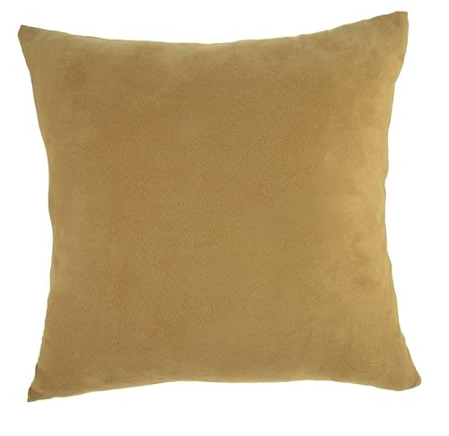 Pandecor Kissen Samt Ocker 45 x 45 cm von Pandecor