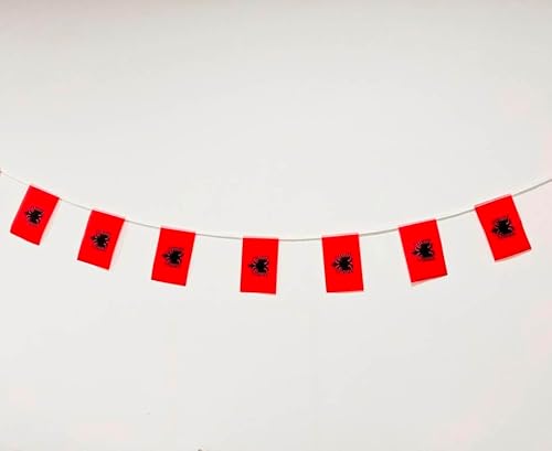 Pandiui23 Albanien Fahne 40 Stück 14x21 cm Albanien Fahne Albanien Girlande Albanien Flaggen Nationalflagge Europäische Flaggen Pandiui23 Albanien Fahne 40 Stück 14x21 cm Albanien Fahne Albanien Girlande Albanien Flaggen Nationalflagge Europäische Flaggen von Pandiui23